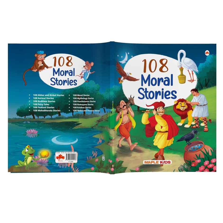 108 Moral Stories (Illustrated) - Story Book for Kids
