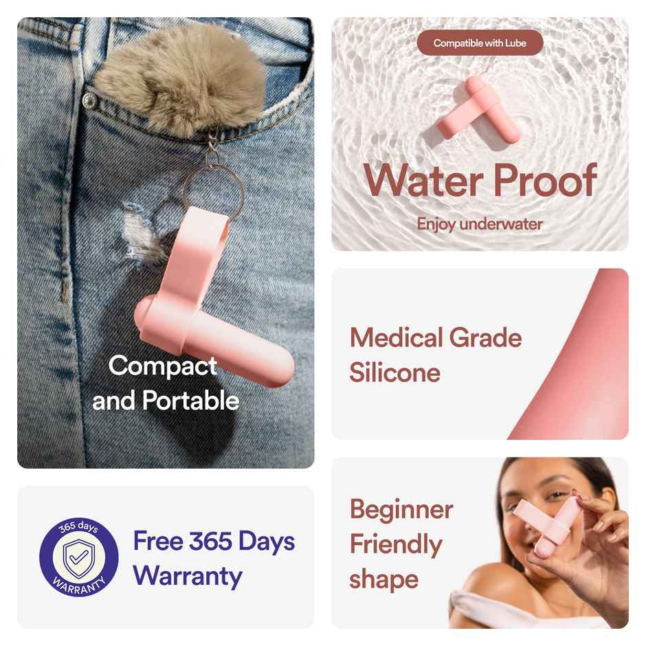 Bold Care Sparkle 4 Bullet Targeted Electric Rechargeable Waterproof Massager