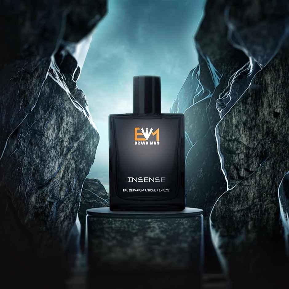 Bravoman Insense | Eau De Parfum | Perfume For Men - Aromatic | Aquatic | Spicy | Fruity