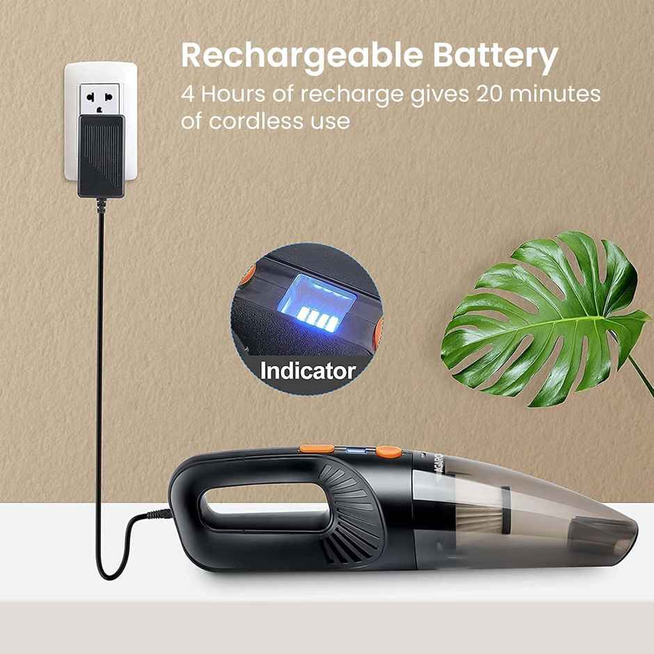 Agaro Cordless Rechargeable Car Vacuum Cleaner, Portable, Handheld, 100W, 5.5Kpa Suction