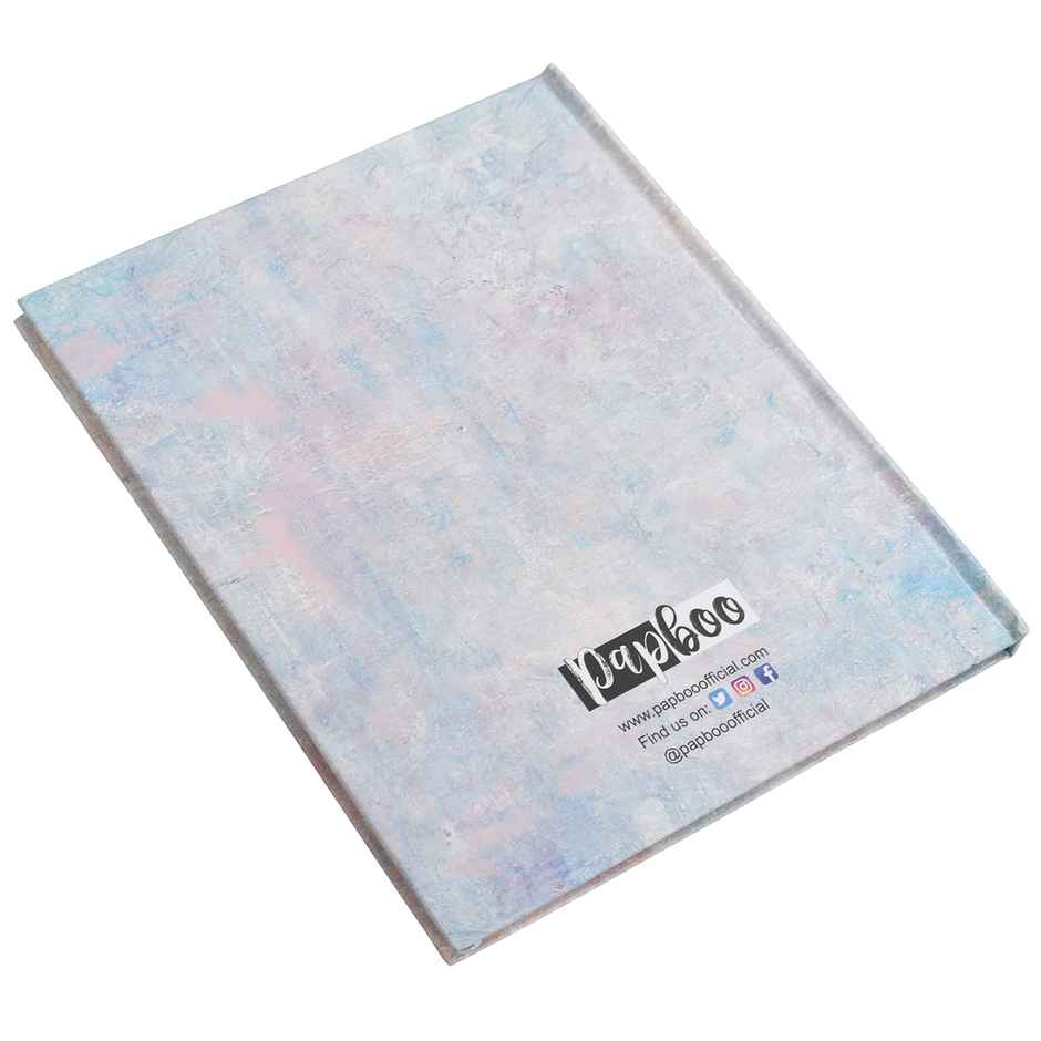 Papboo Hardboundnotebook Diary, (22 X 17.5 Cm, 80 Gsm, 140 Single Ruled Pages - Mood