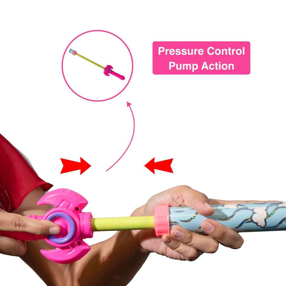 Tota Talwar Special Sword Water Pipe Pichkari for Holi | Pink