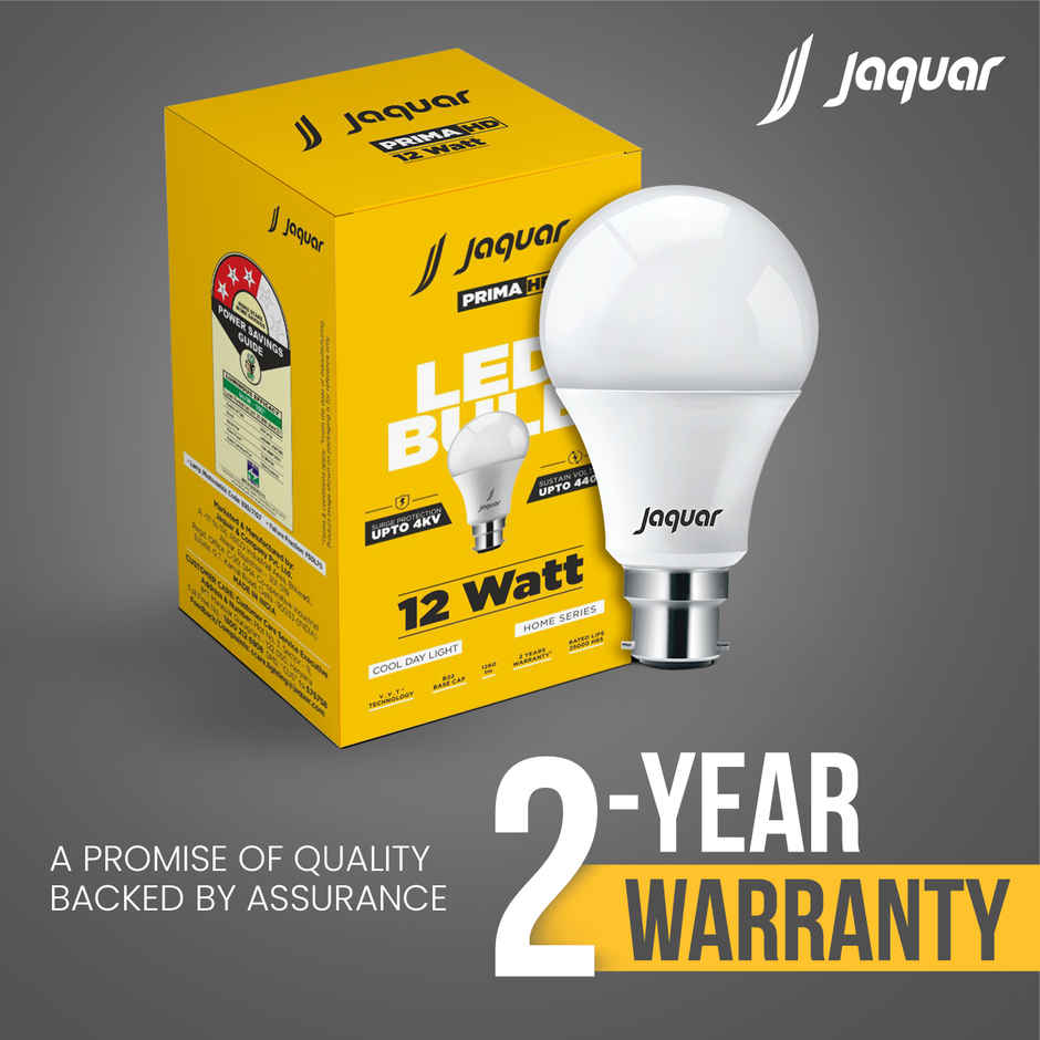 Jaquar 12W Prima Led B22 Bulb Cool white