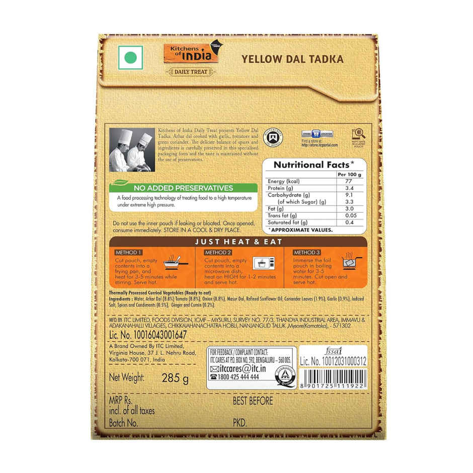 Kitchens Of India Yellow Dal Tadka