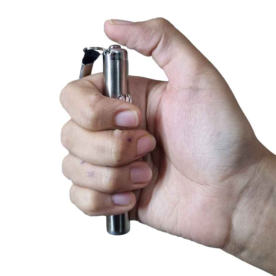 Sahyog Wellness Metal Mini Medical Pocket Pen Torch Having White Light - Silver