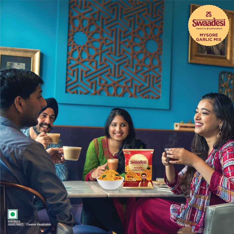 UNIBIC Mysore Garlic Mixture Namkeen | No Palm Oil