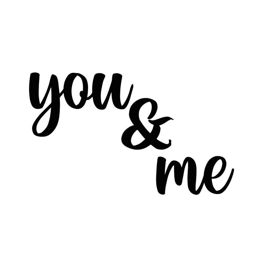 You & Me Wooden Wall Decor | Valentine Gift | EcraftIndia