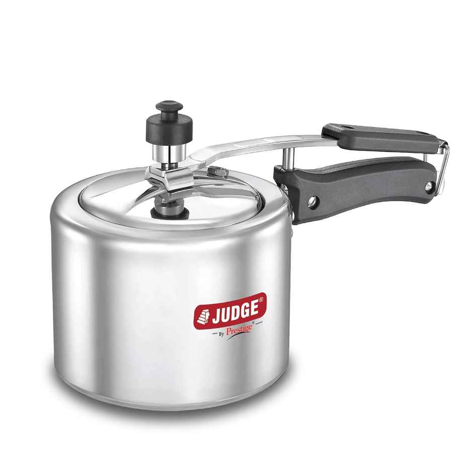 Judge By Prestige ACE Plus Inner Lid Aluminium Pressure Cooker,3L,Induction Base,5Y Warranty,Silver