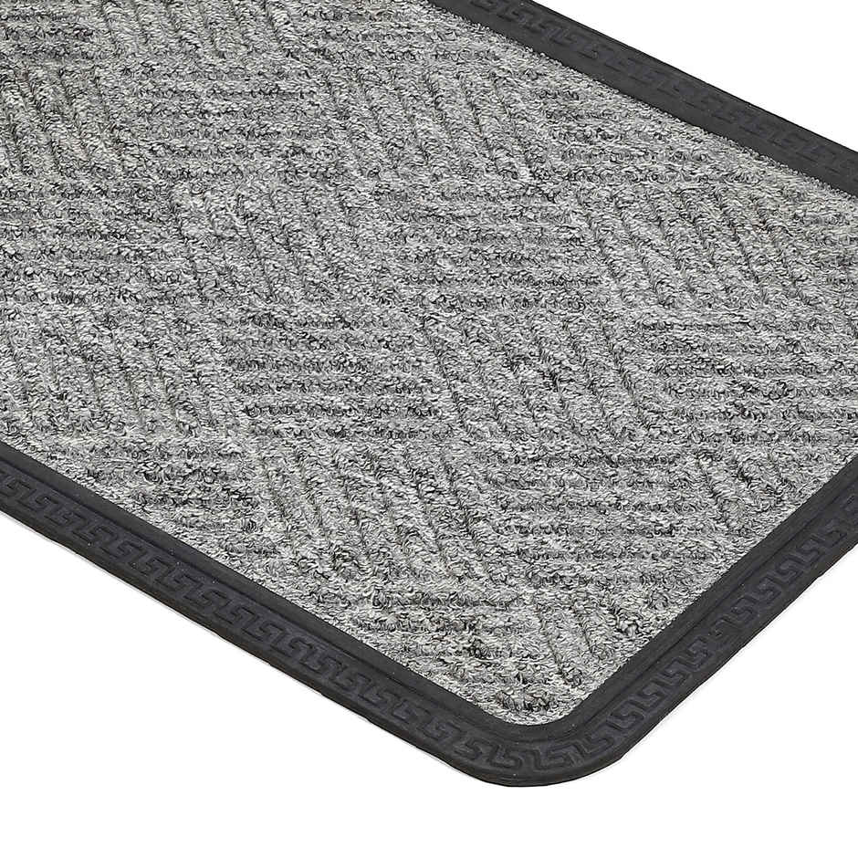 Status Pp Rubber Border Mat 38 Cm x 58 Cm - Grey