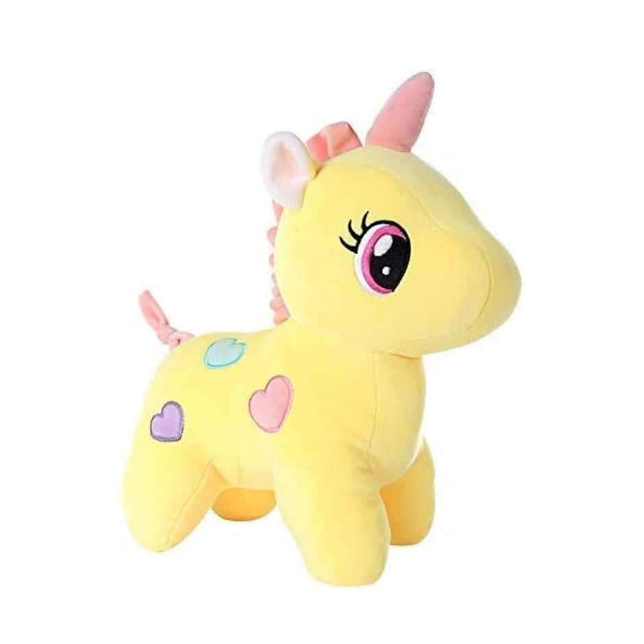 Sterling Unicorn Teddy Bear Plush Soft Toy Animal Baby Boys & Girls 25 Cm - Yellow
