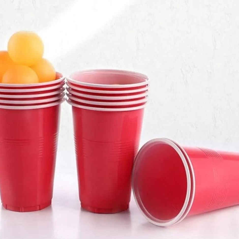 Wembley Beer Pong Glasses With Free Ping Pong Balls Set