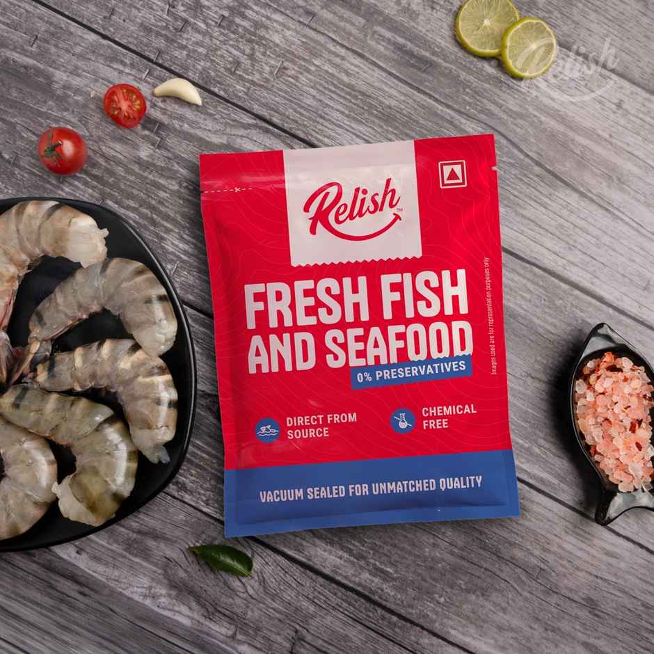 Relish Tiger Prawns | Energy - 99 kcal | Protein - 16 g / 100 g