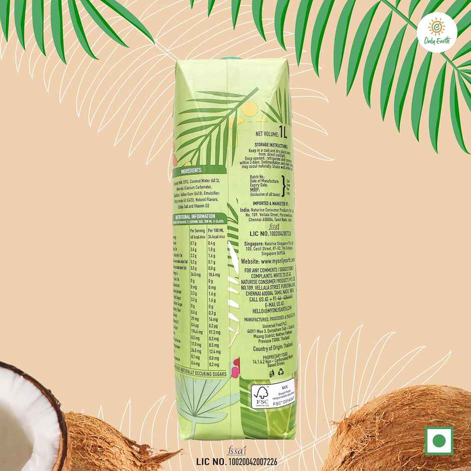 Only Earth Organic Coconut Drink