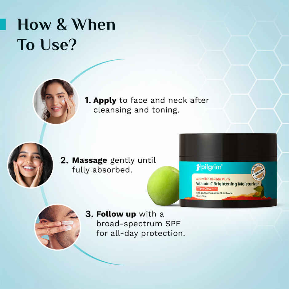 Pilgrim Vitamin C Brightening Moisturizer