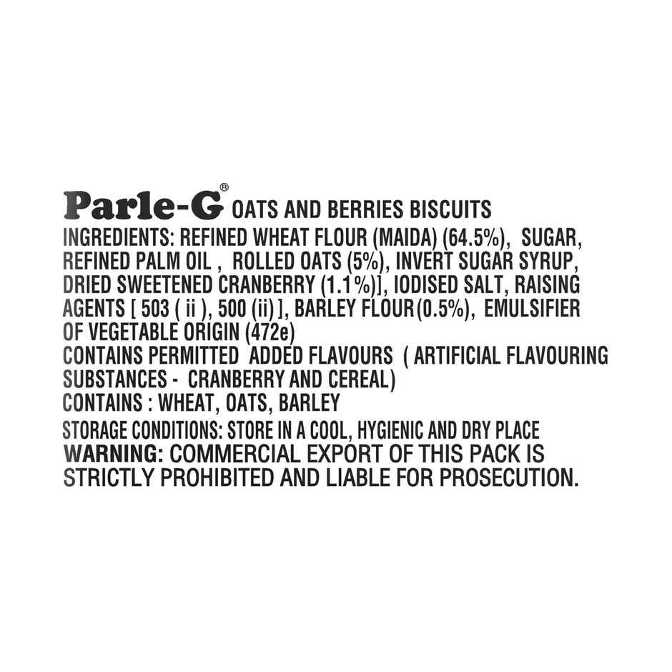 Parle-G Oats & Berries Biscuits