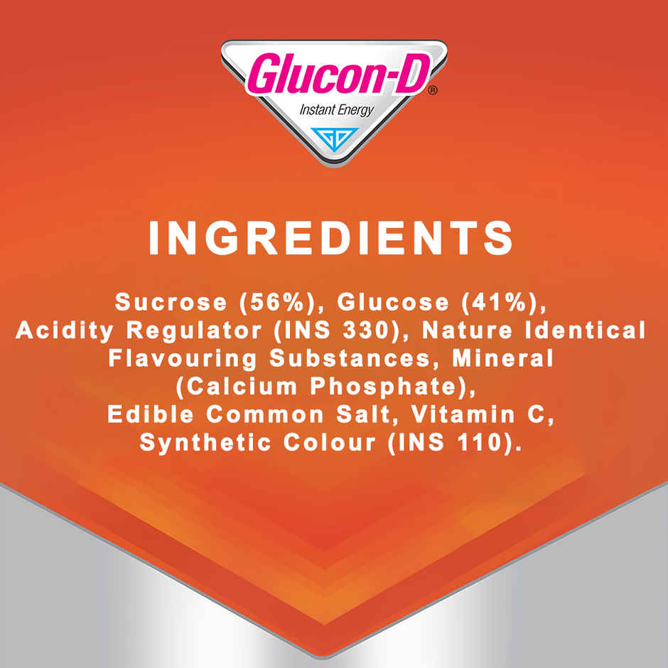 Glucon D Tangy Orange Glucose Powder