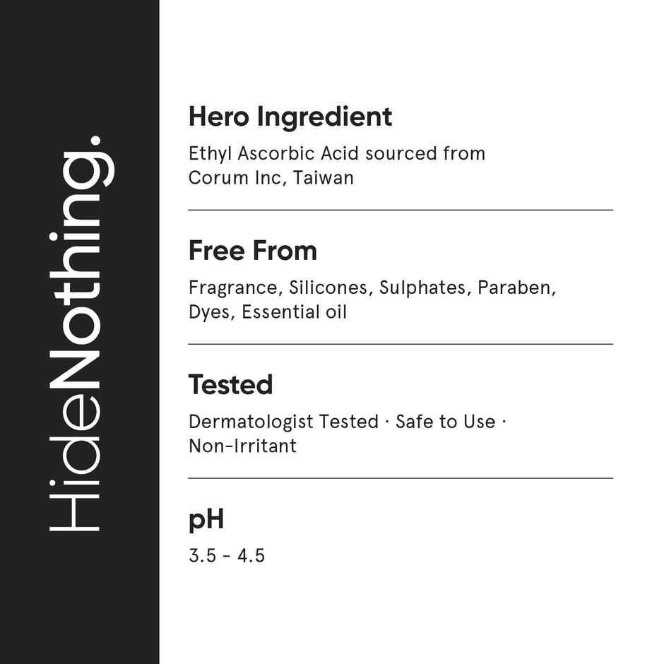 Minimalist 16% Vitamin C Brightening Face Serum Combo of Vit. C Vit. E & Ferulic Acid For Glowing Skin For Men & Women