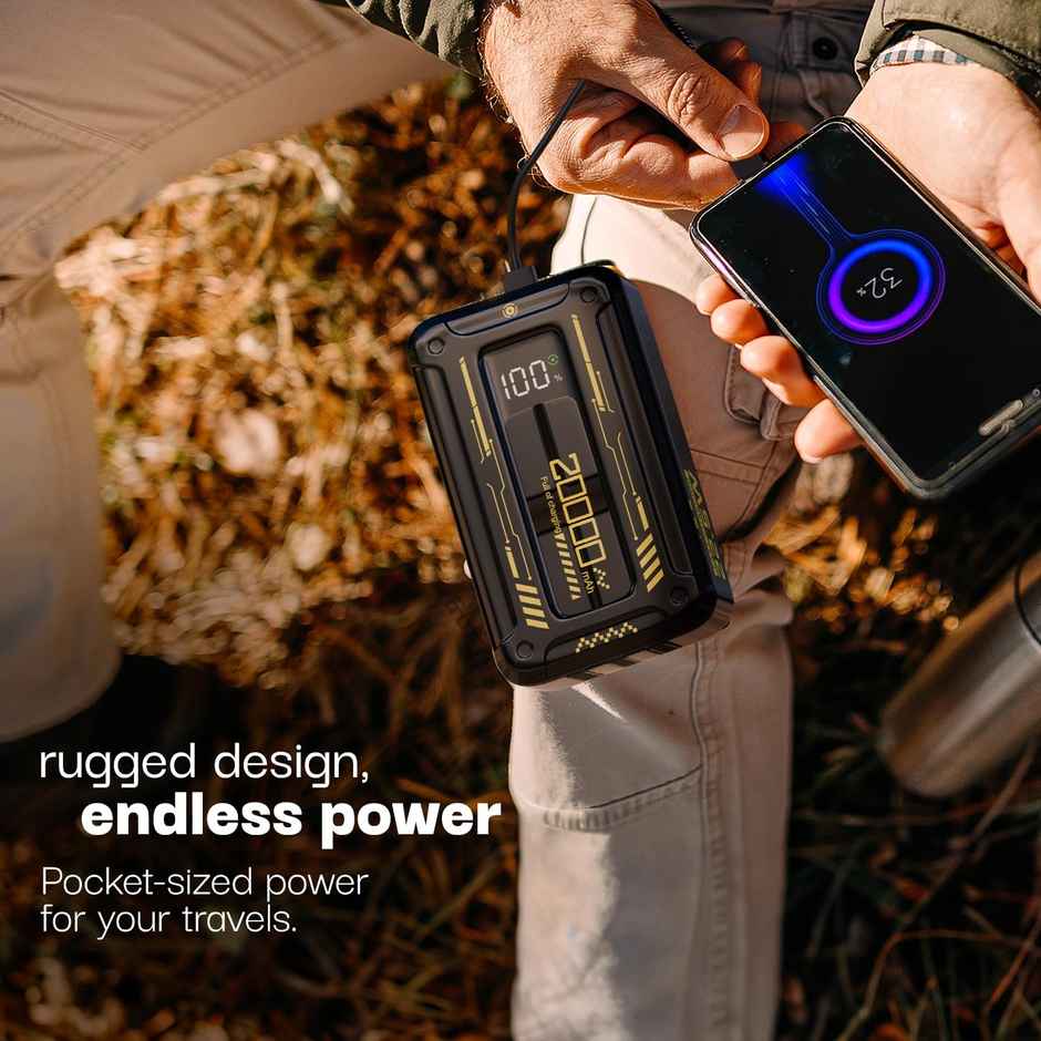 Lifelong Armour 20000 mAh 22.5 W Compact PocketSize PowerBank | 6 Input/Output Port (LLPBBWB20)