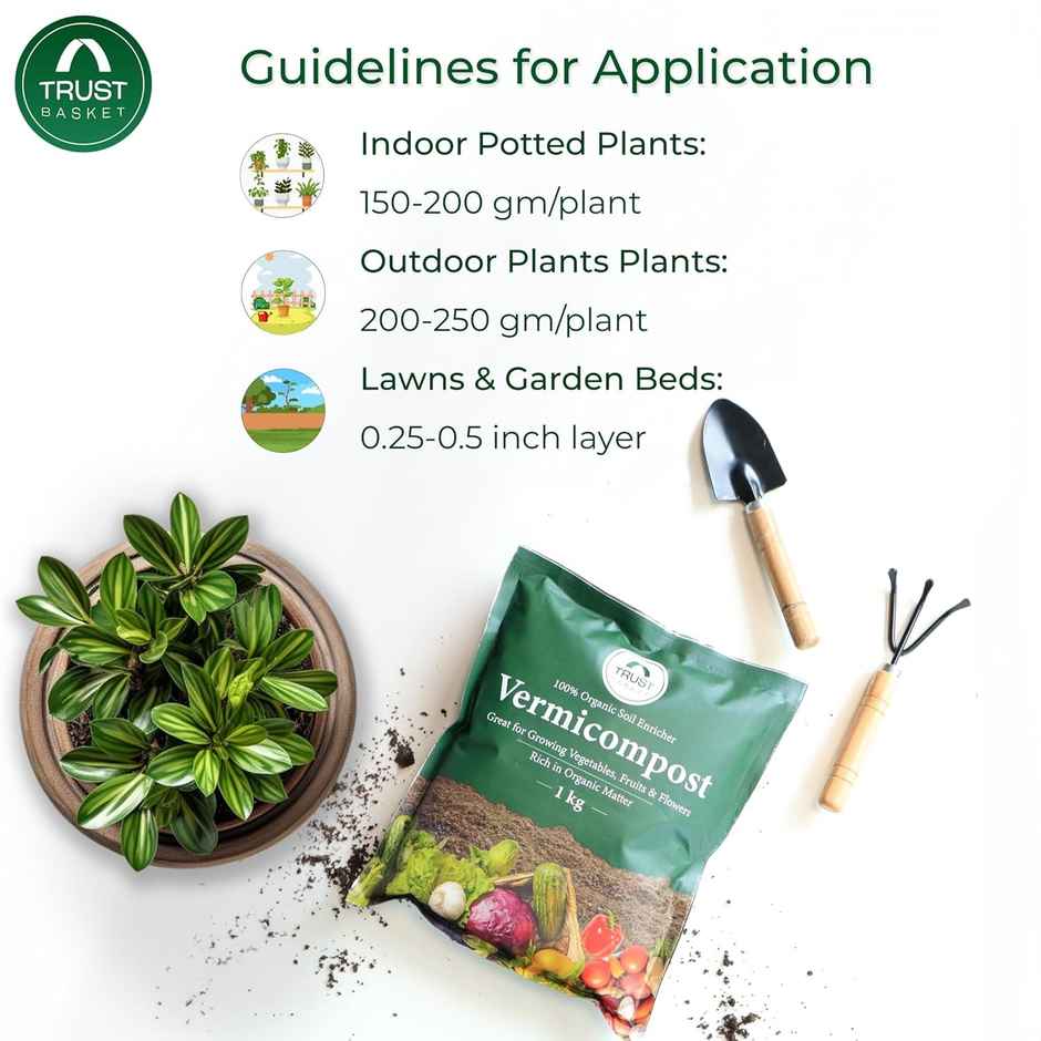 Trustbasket Vermicompost 1Kg