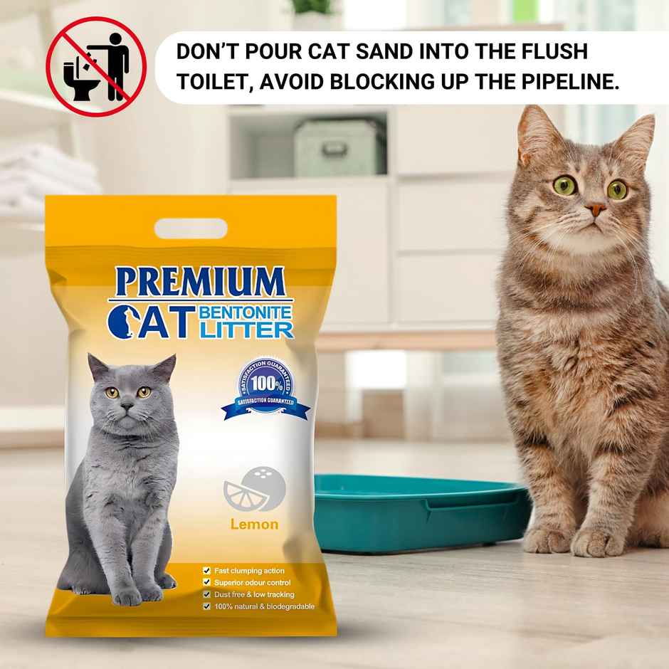Pets Empire Natural Scoopable Bentonite Clay Cat litter Lemon Scent 0xc002f3c0a8 Assorted
