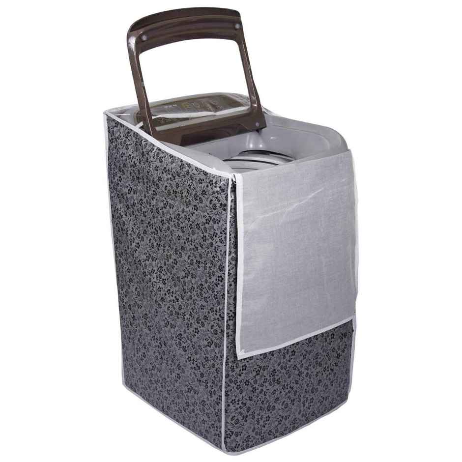 Daluci Top Load Washing Machine Cover - Samsung - 6.2-7.5 kg | Black & Grey | 55 x 55 x 92 cm