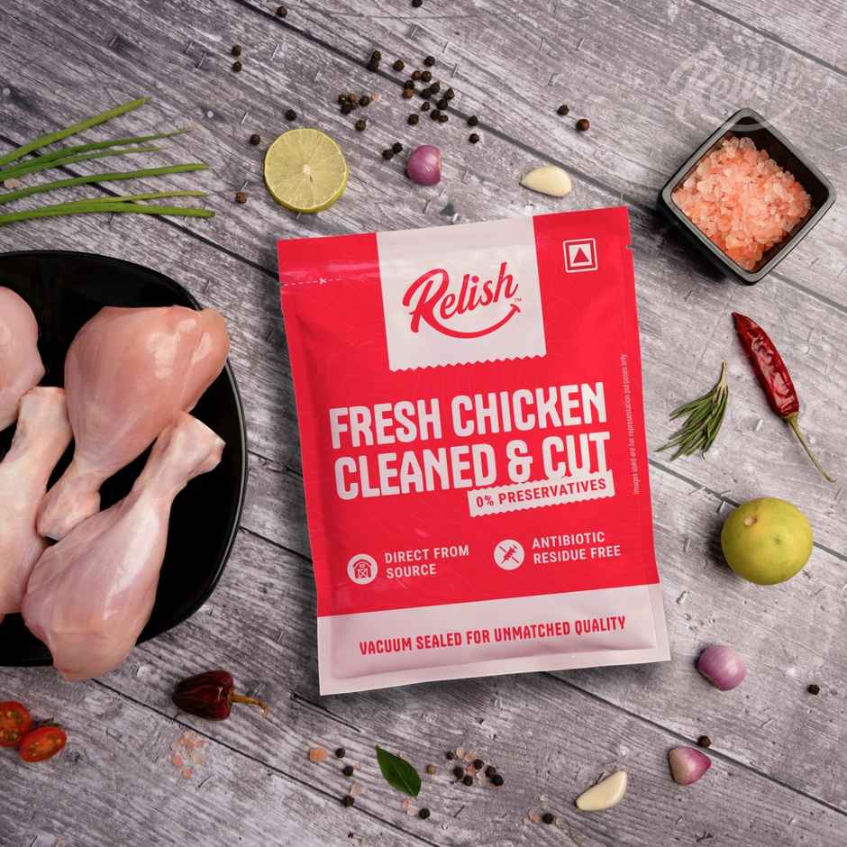 Relish Chicken Curry Cut Without Skin(450 g) & Relish Chicken Drumstick(4pcs) Combo