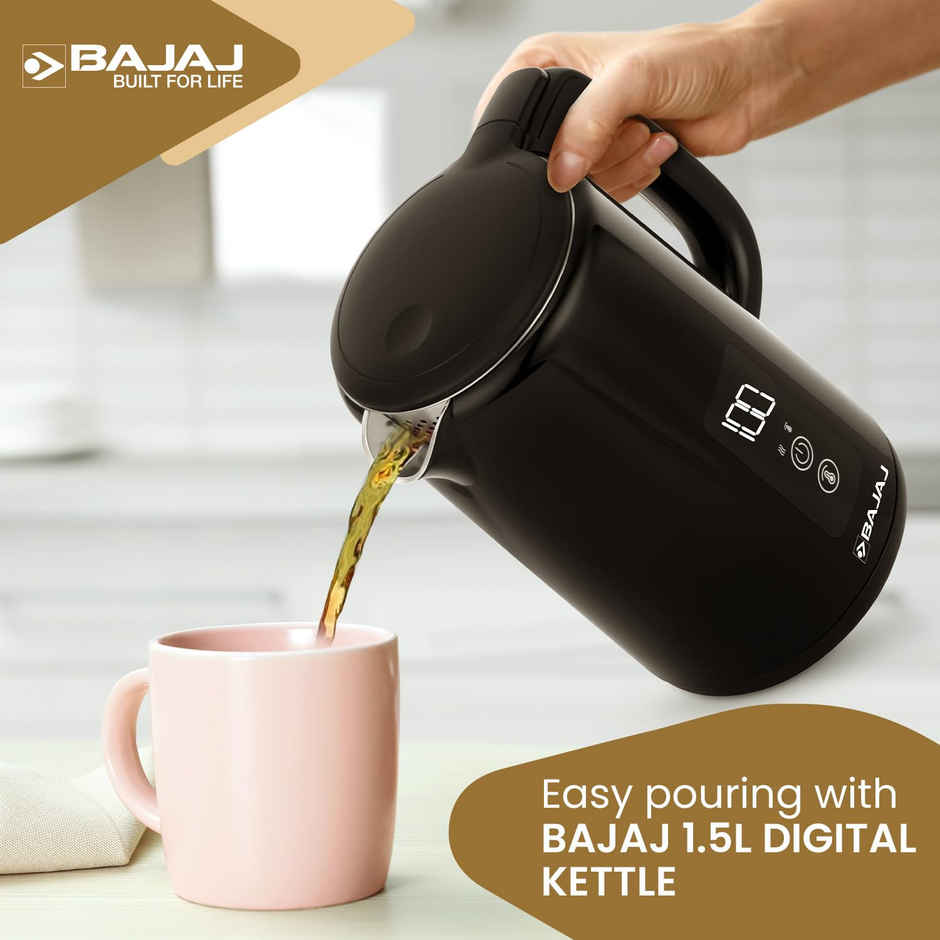 Bajaj KTP 1.5 Litre Digital Electric Kettle