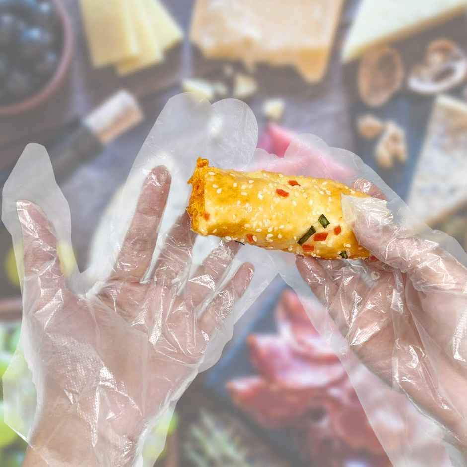 Tempware PP Disposable Plastic Gloves - Pack Of 100