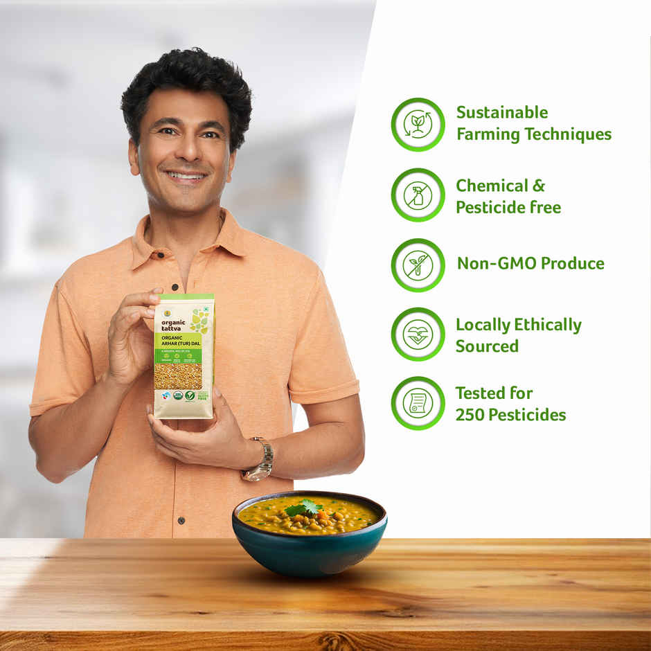 Organic Tattva Tur Dal Pouch