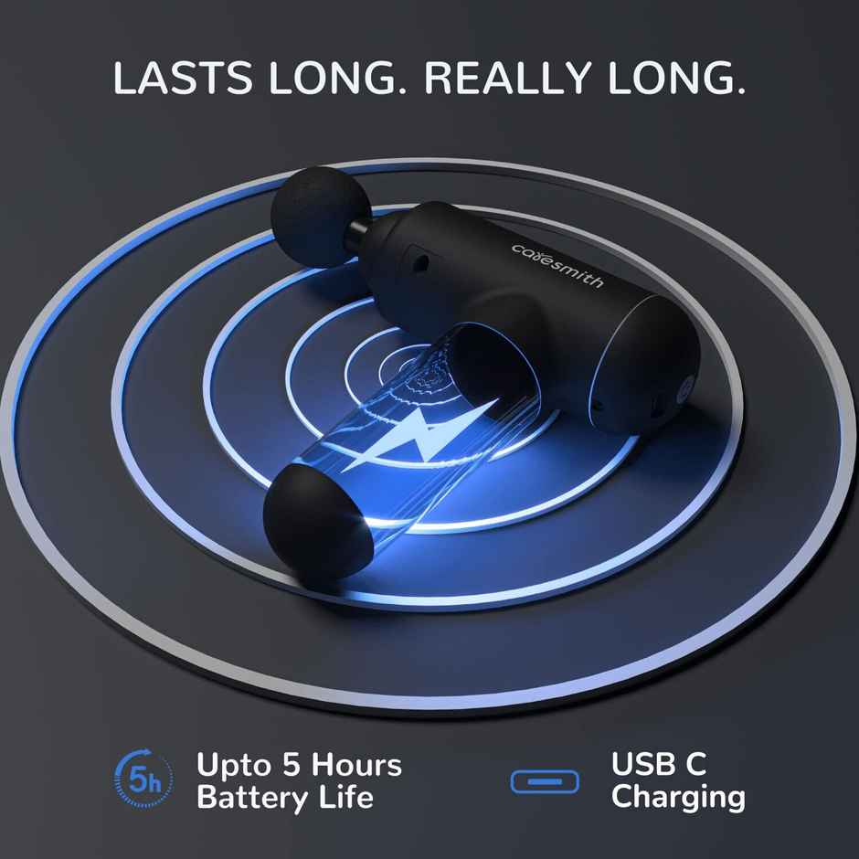 Caresmith Charge Boost Massage Gun True Percussion Massager Machine Pain Relief For Men And Women