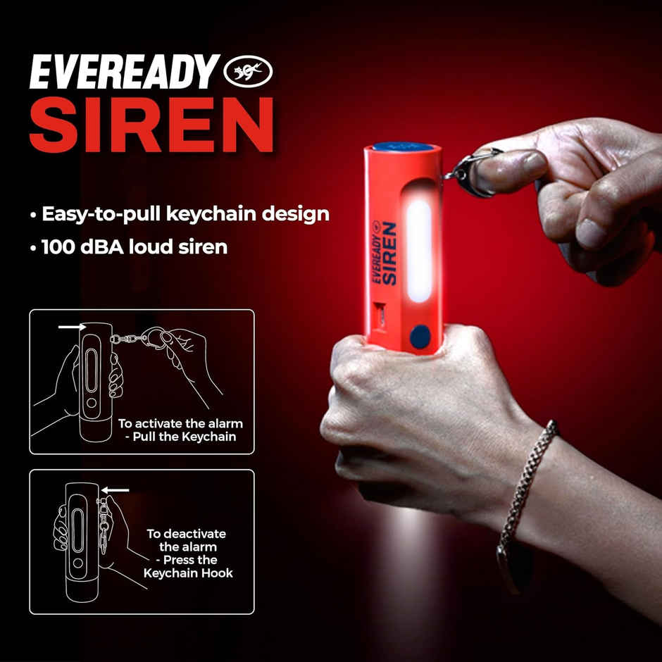 Eveready SIREN DL102 Rechargeable Torch 1W