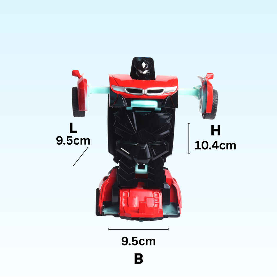 Race N Roll Deforming Friction Car Bm Red