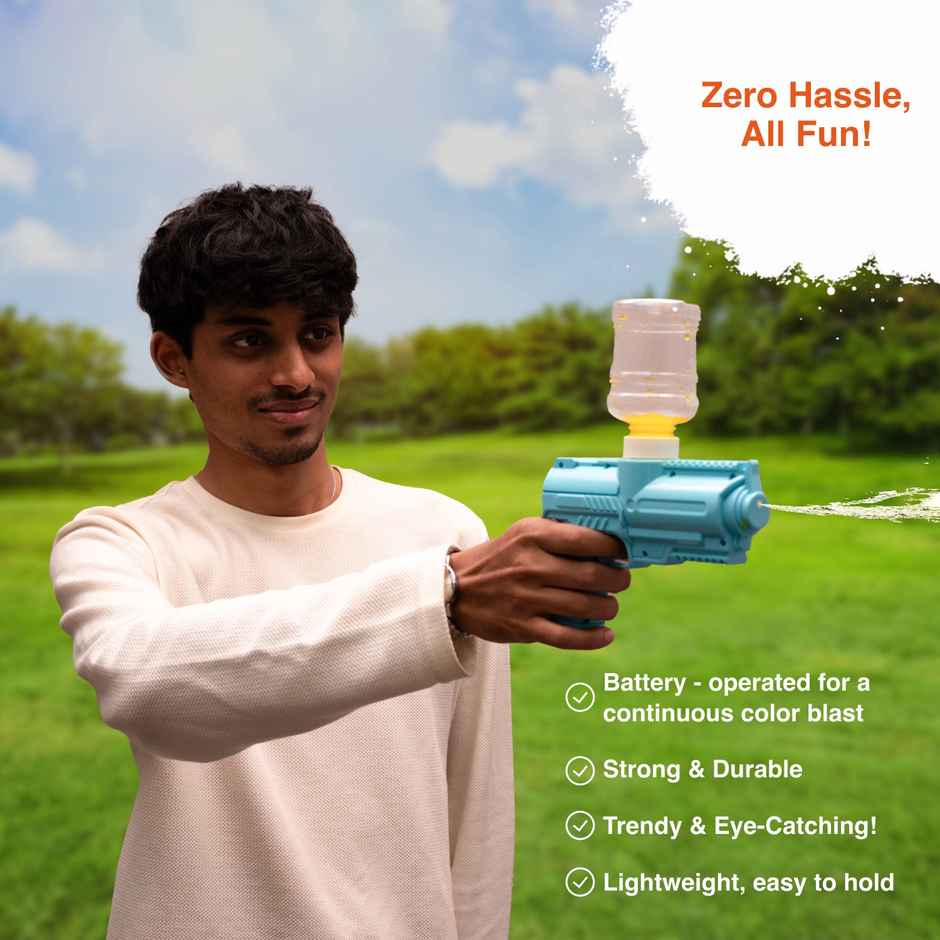 Tota Revolver Electric Gun Holi Pichkari