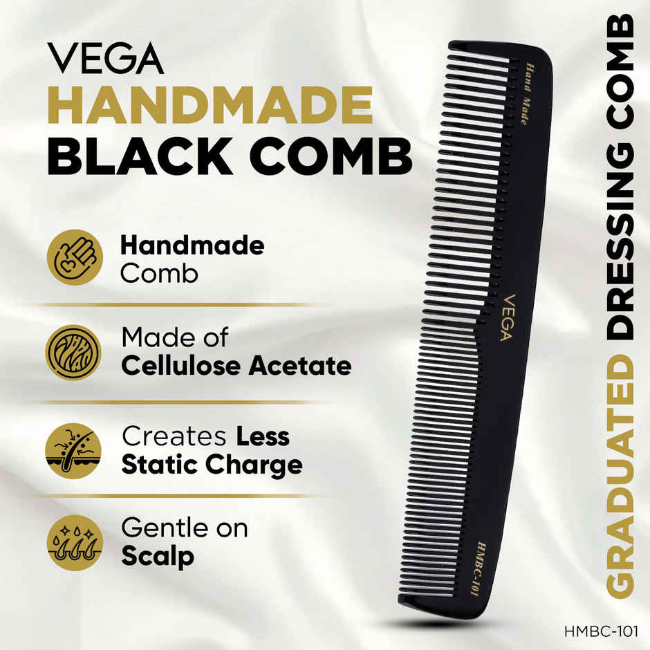 VEGA Graduated Dressing Handmade Hair Comb for Men and Women | HMBC-101