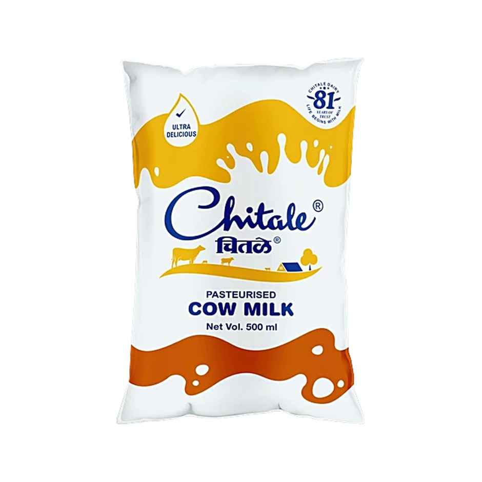 Chitale Pasteurised Toned Fresh Cow Milk (Pouch) Combo