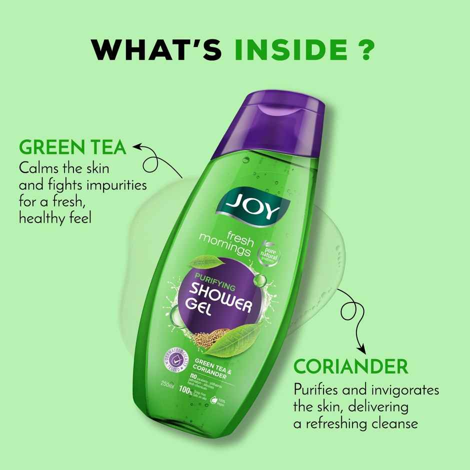 Joy Fresh Morning Purifying Shower Gel Green Tea & Coriander
