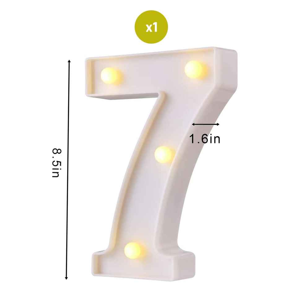 Marquee Number Light Letters For Room Decor Lights | Party Propz