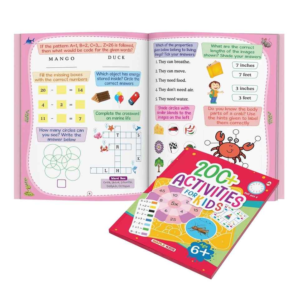 Brain Activity Book for Kids - 200+ Brain Boosting Activities for Age 6+