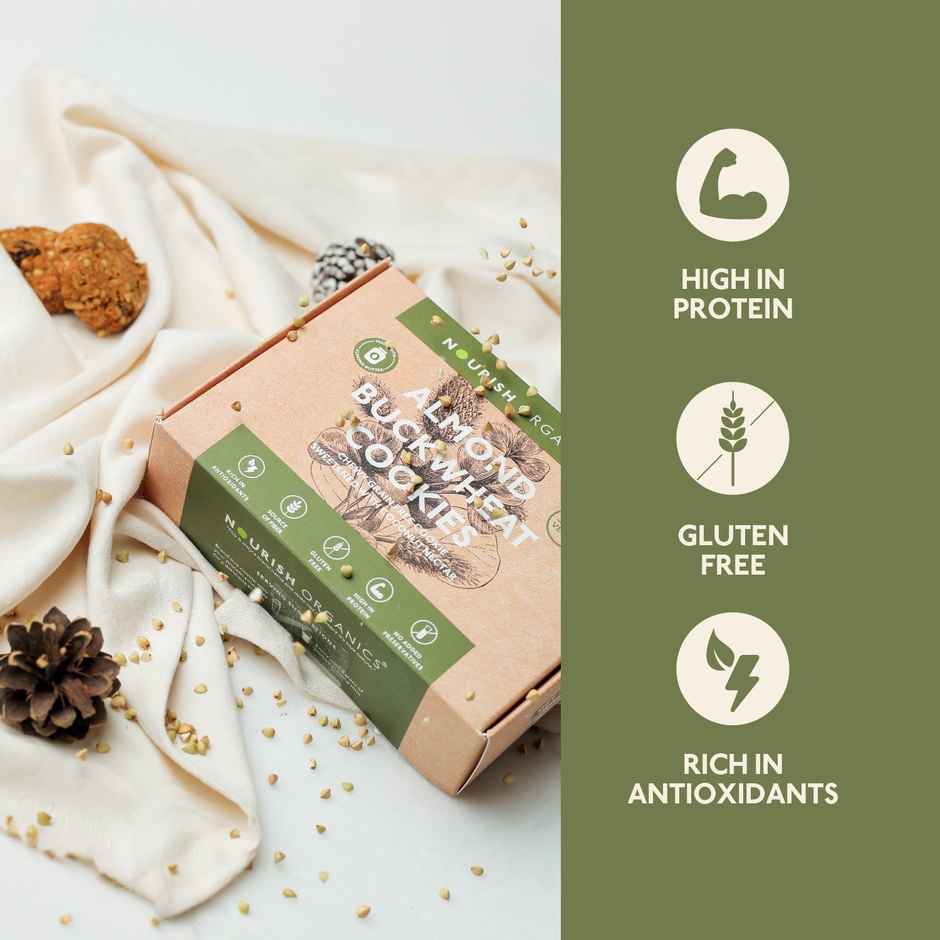 Nourish Organics Almond Buckwheat Cookies