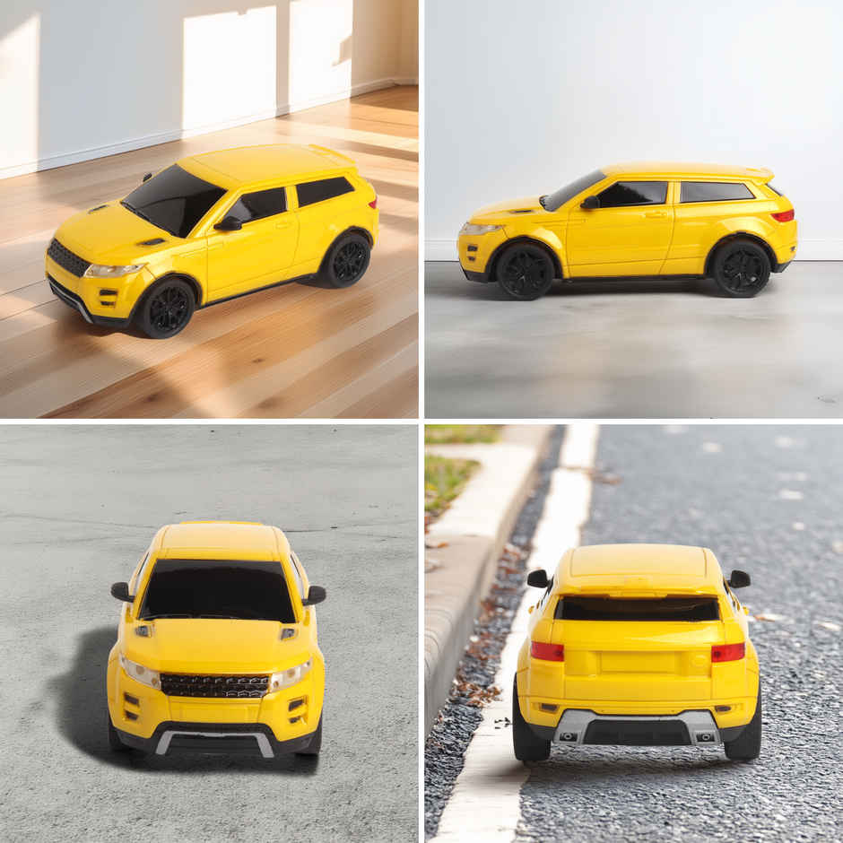 Race N Roll 1:24 Rechargeable Hi Speed Mini Remote Control Car - Rov Yellow