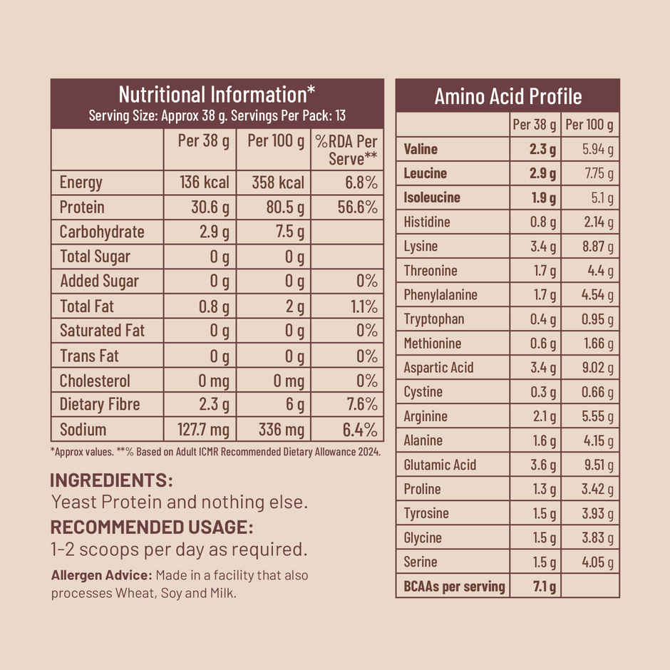 Mille Unflavoured Plant Protein