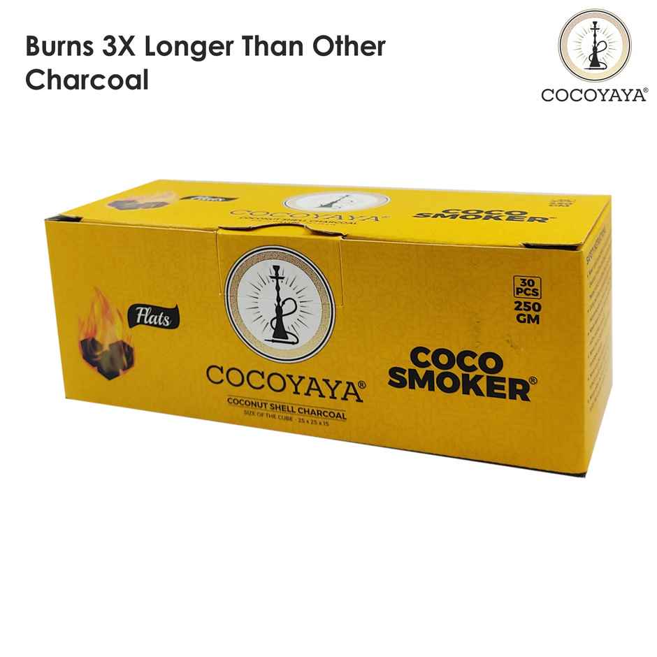 Cocoyaya Coconut Charcoal Cocosmoker Flat