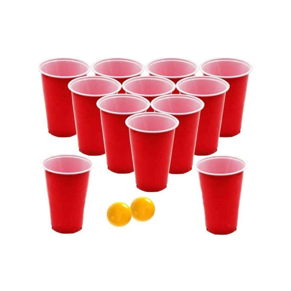 Wembley Beer Pong Glasses With Free Ping Pong Balls Set