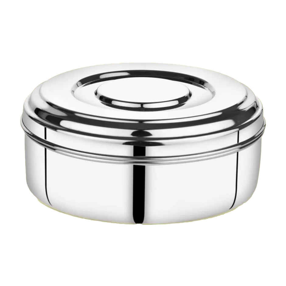 Embassy Masala Dabba/Spice Box, 7-Cups, 18 cms Diameter, Size 11, Premium Stainless Steel