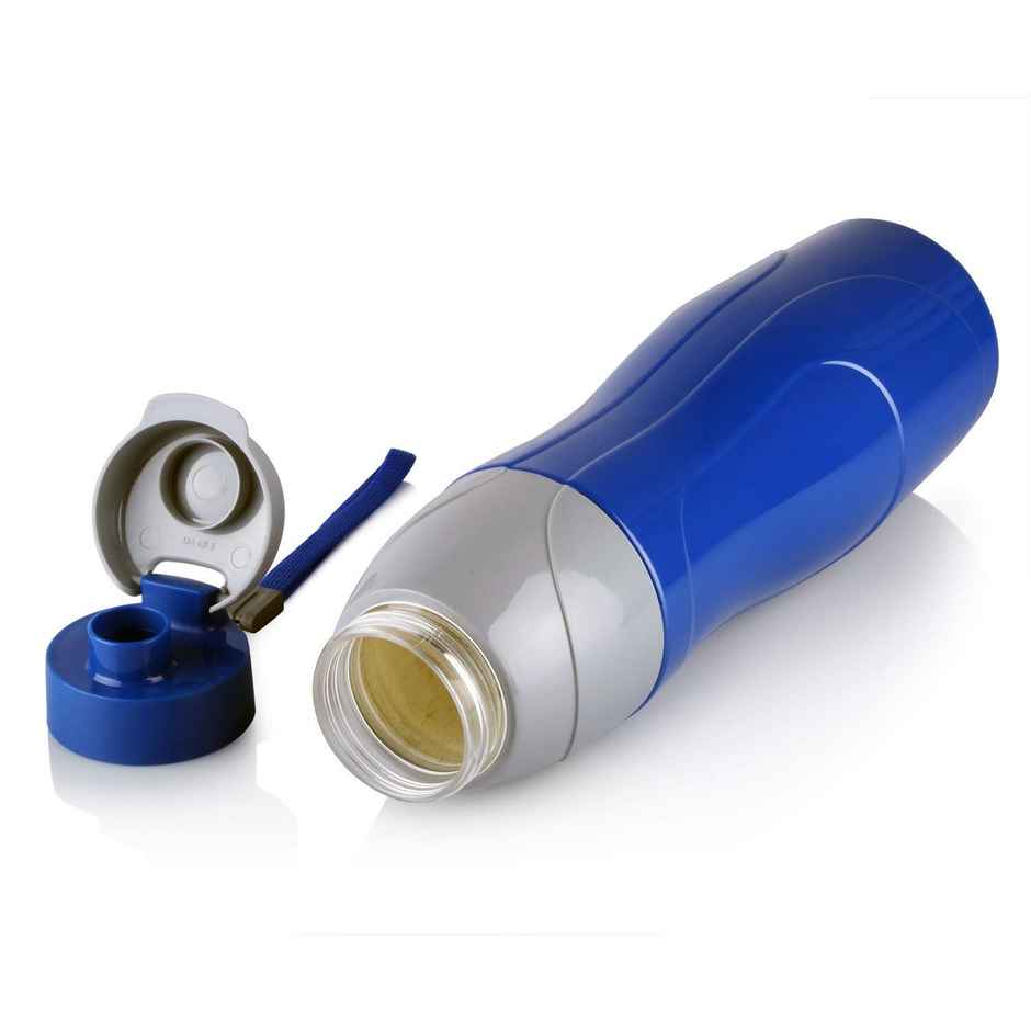 Cello Puro Sports 900 Plastic Water Bottle | Keeps Content Cold for Long hours | 720ml, Blue