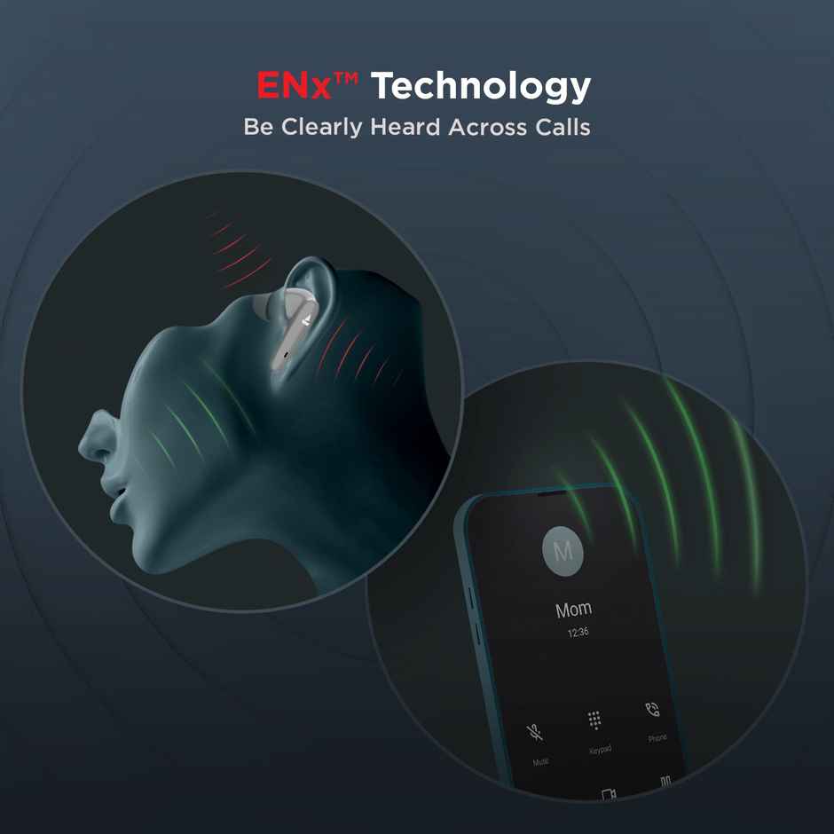 boAt Airdopes 183 TWS Earbuds W/ Enx Tech, Beast Mode | Low Latency Upto 60ms | Mercurial Grey