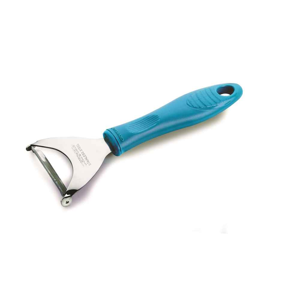 Crystal Super Veg Swivel Stainless Steel Peeler (Colour May Vary)