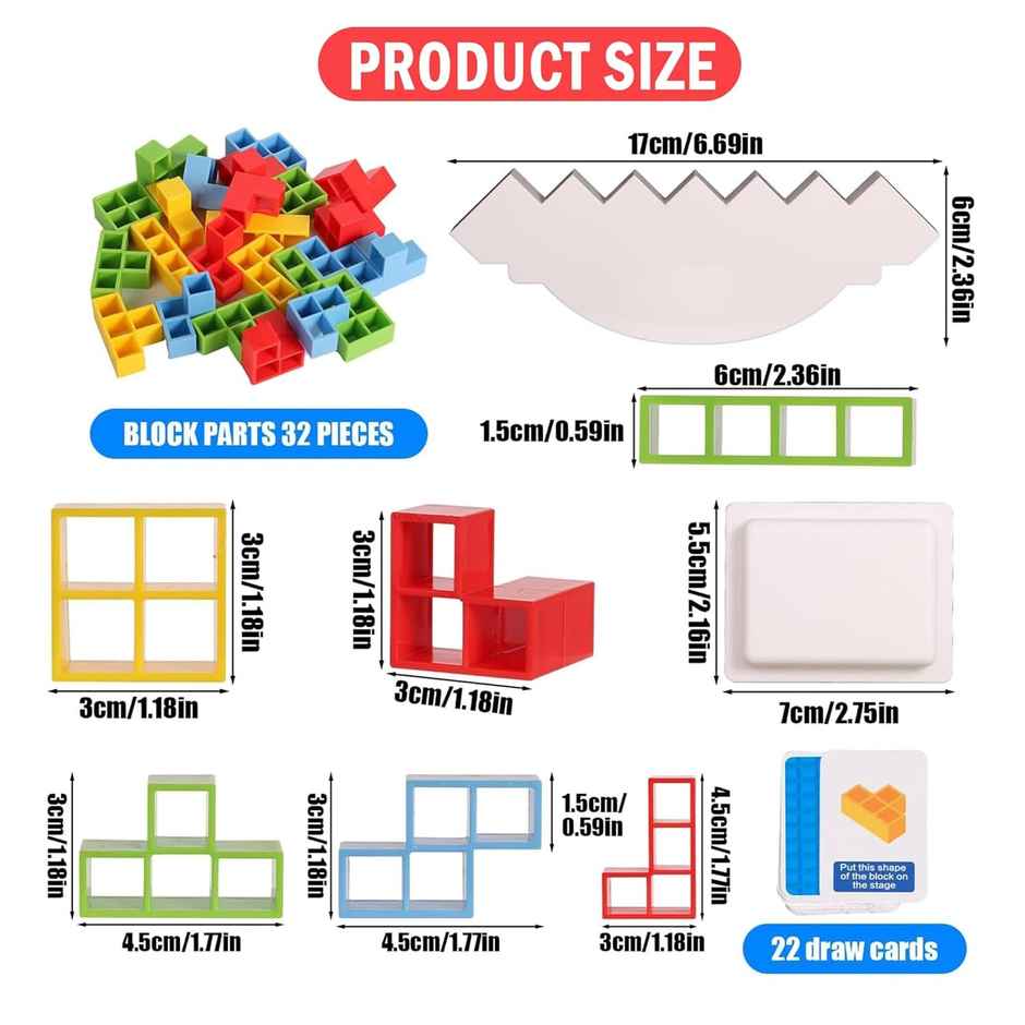 ToyBharat Tetra Tower | Assorted