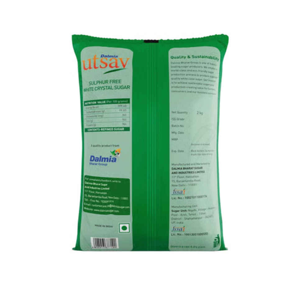 Dalmia Utsav White Crystal Sugar Sulphur Free