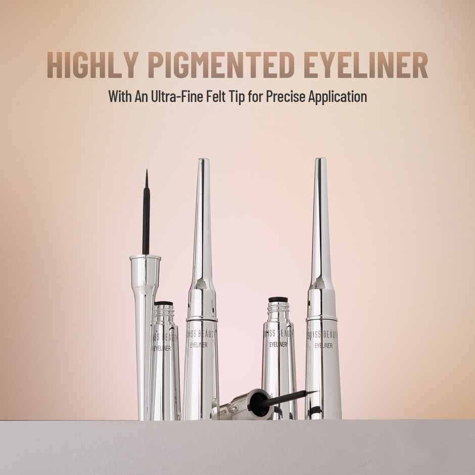 Swiss Beauty Liquid Eyeliner - Jet Black